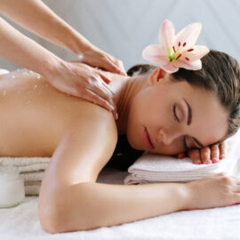 Beauty. Girl in the spa salon